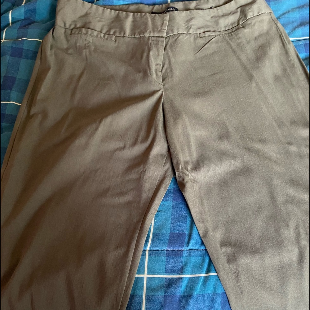 Army green trousers
